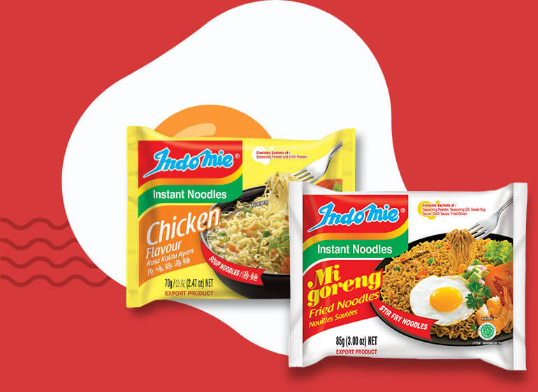 Buy Indomie Instant Soup Noodle Chicken Flavour 70g - Indonesian